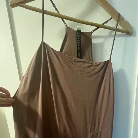 BNWOT Lululemon Lab Adjustable Thin Strap Dress in Twilight Mauve - Size 14 - Picture 2 of 9